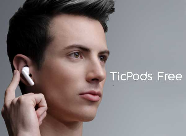 ecouteurs bluetooth ticpods free tactile airpods