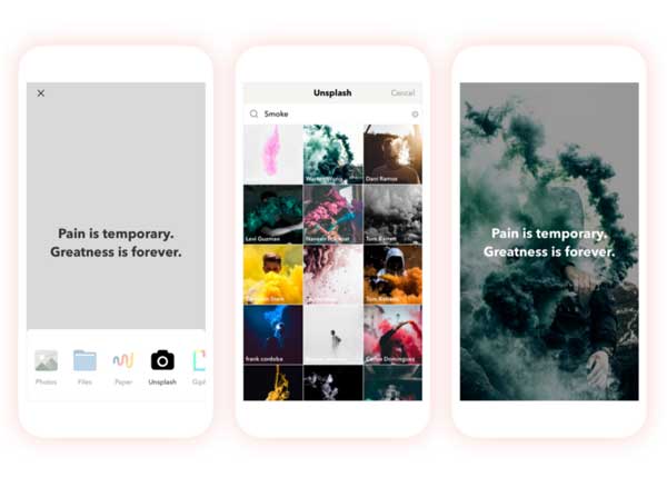 Unsplash iPhone iPad