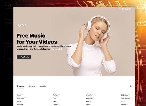 music icone8 com musiques chansons libres gratuites 1 - FUGUE, une Formidable Banque de Musiques Libres (gratuit)