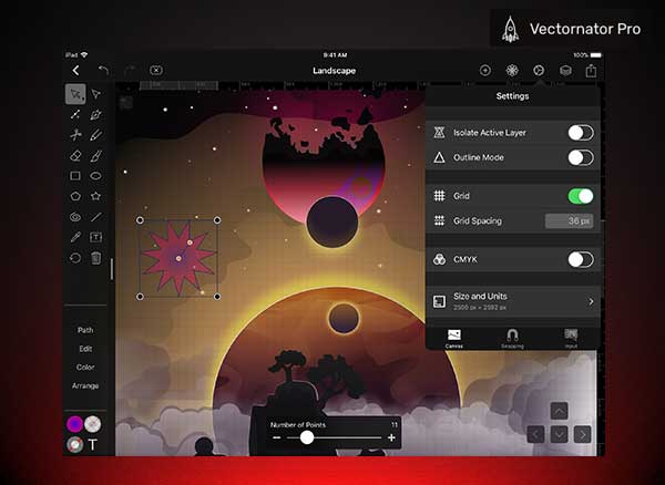 Vectornator Pro iPhone iPad