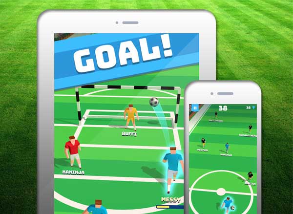 football hero jeu iphone ipad - Football Hero iPhone iPad - Jeu de Simulation de Foot en 3D (gratuit)