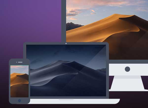 macos mojave fond ecran officiels mac iphone