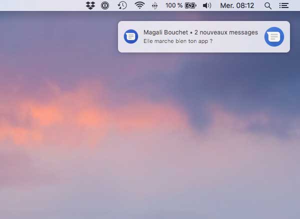 android messages client mac non officiel gratuit