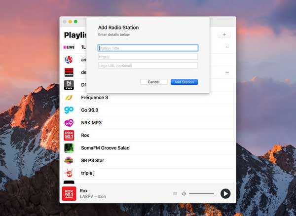 InstaRadio Mac iOS