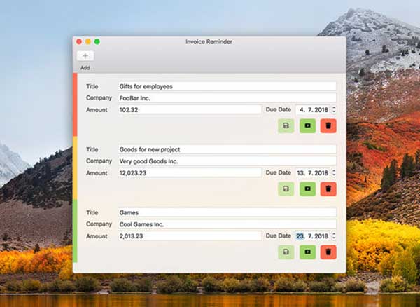 Invoice Reminder Mac