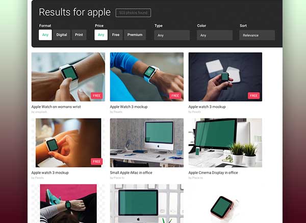 mockup photos modeles psd gratuit mac iphone ipad