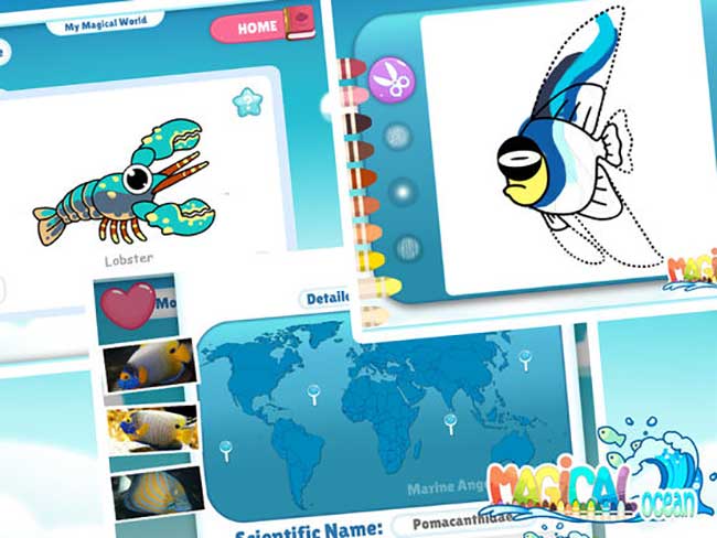 my magical ocean iphone ipad