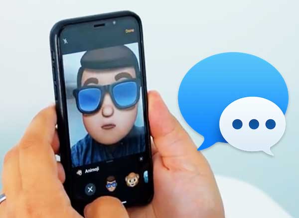 utiliser effets photo video ios 12 message phone