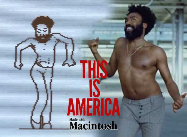 video clip this is america childish gambino macintosh