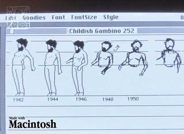 video clip this is america childish gambino macintosh