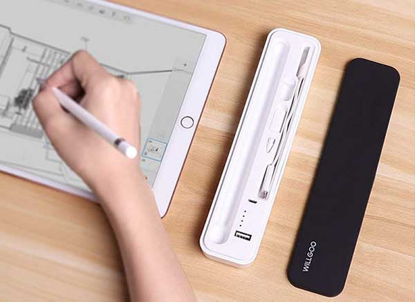 willgoo boite rangement chargeur stylet apple pencil