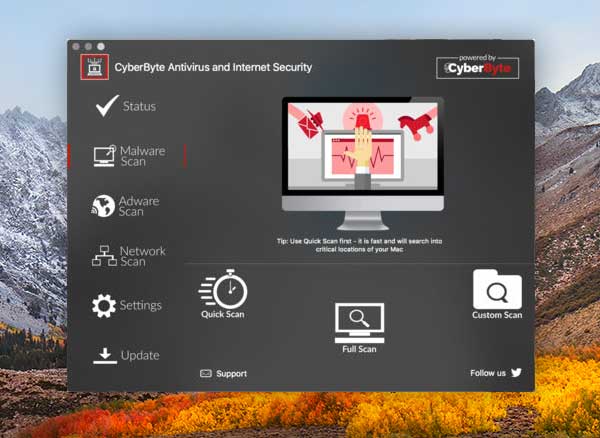cyberbyte antivirus anti malware macos mac