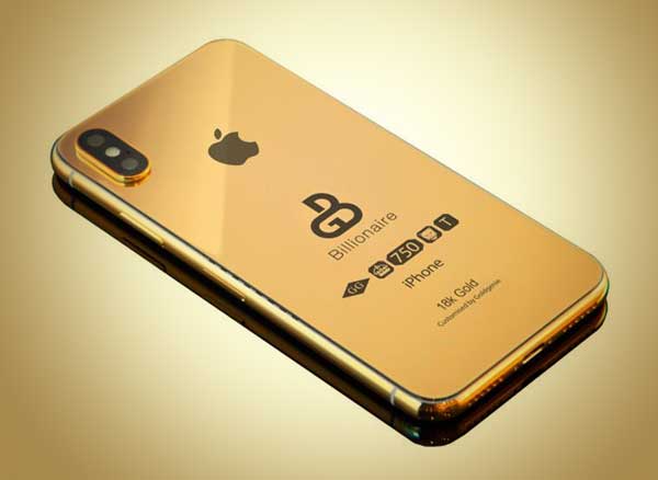 iphone xs billionaire solid gold edition 2018