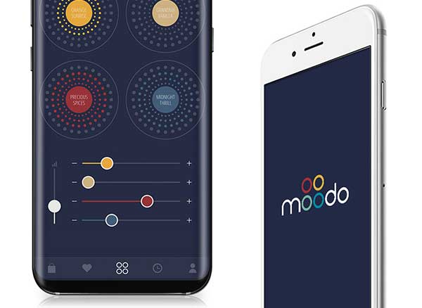 moodo diffuseur connecte parfum ambiance iphone