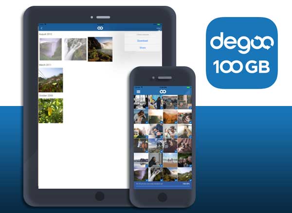 Degoo Backup iPhone iPad