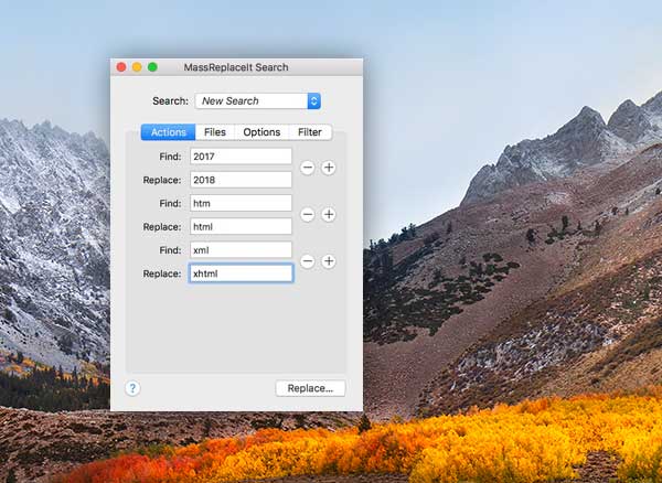 MassReplaceIt Mac