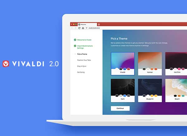 Vivaldi 2 Mac