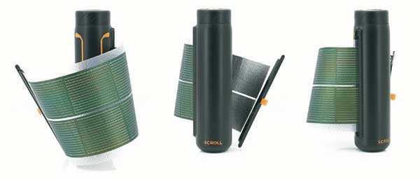 soul solar scroll chargeur solaire compact rouleau