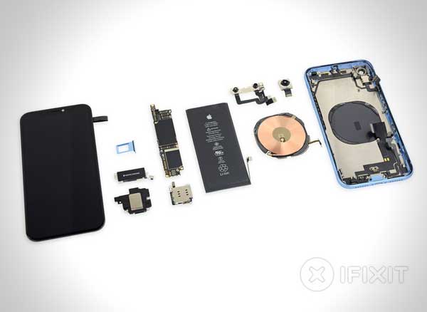 demontage iphone xr ifixit image video comment