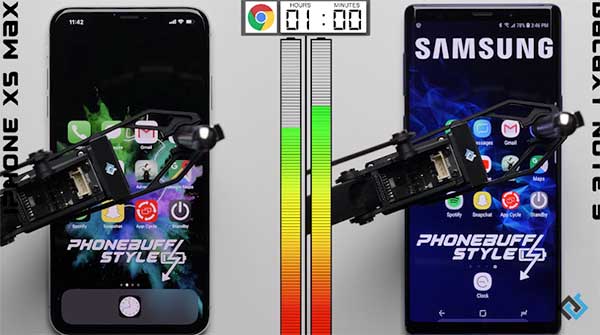 Phone Xs Max vs Galaxy Note 9