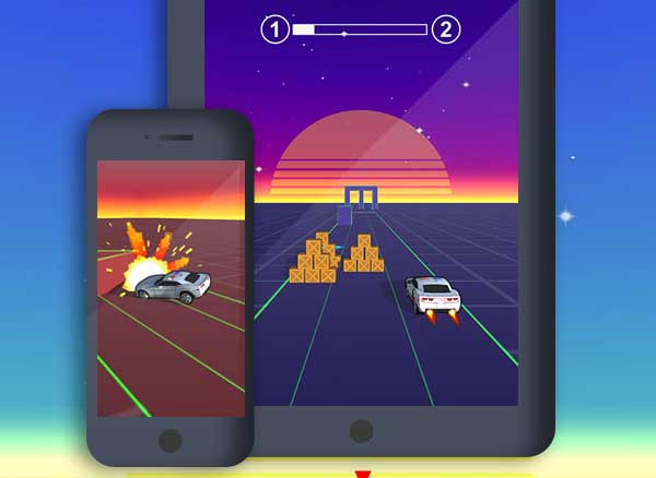 Jeu Neon Cop iPhone iPad