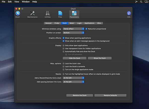 onyx macos mojave 10 14 gratuit utilitaire