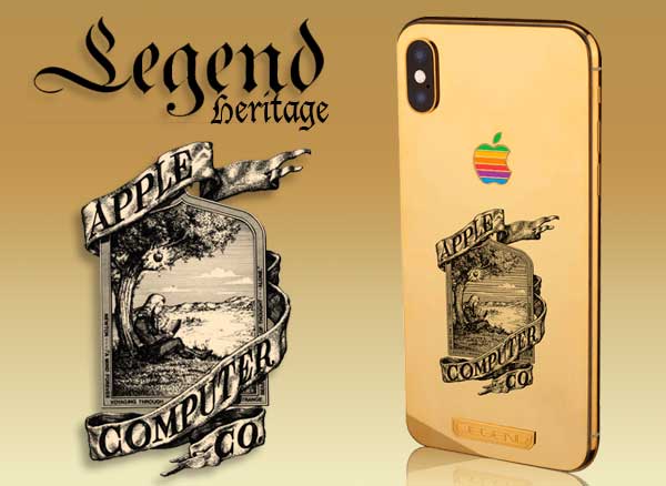 legend helsinki heritage iphone xs or logo retro apple