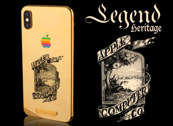legend helsinki heritage iphone xs or logo retro apple