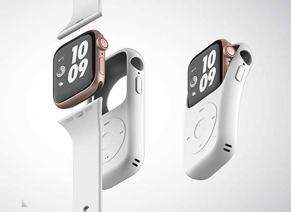 pod case montre apple watch series concept