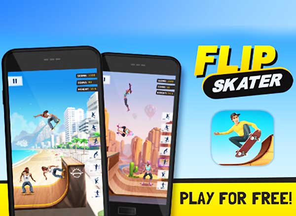 jeu flip skater iphone ipad