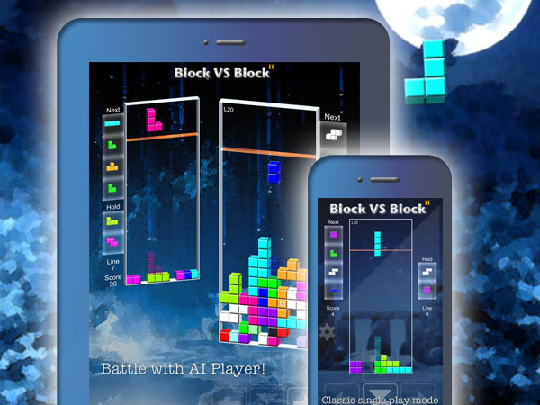 block vs block ii jeu iphone ipad - Block vs Block II iPhone iPad - Tetris Like 3D Multijoueurs (gratuit)
