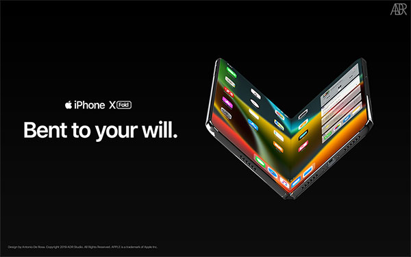 antonio de rosa concept iphone x pliable fold
