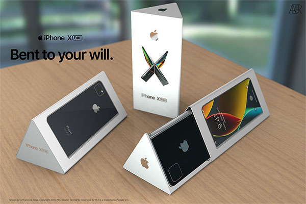 antonio de rosa concept iphone x pliable fold
