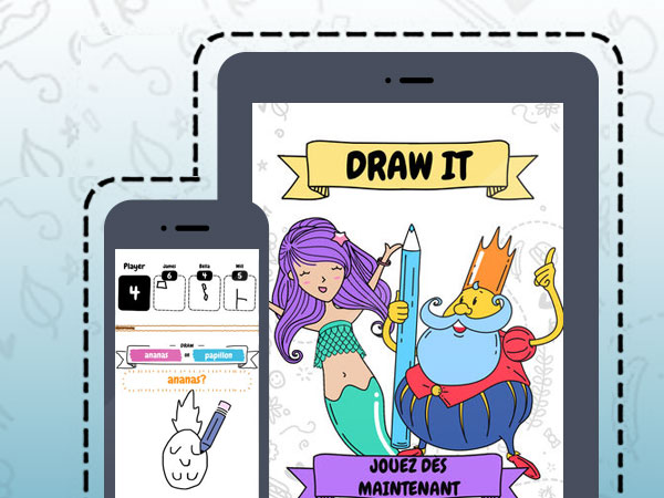 Jeu Draw it iPhone iPad