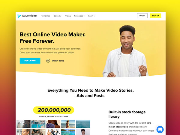 wave video webapp mac pc montage automatique gratuit