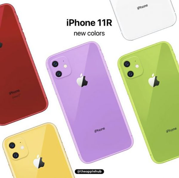 iphone xi coloris concept