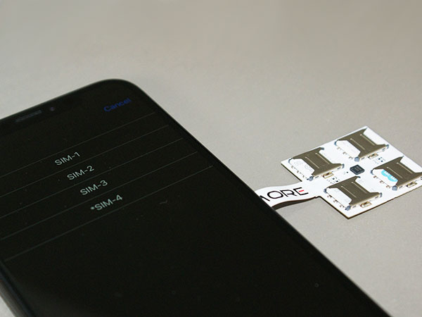 adapteur coque 4g iphone xr x quadruple multi carte sim maxiapple 03 - Voici Comment Utiliser 4 Cartes SIM sur un iPhone 11 (video)