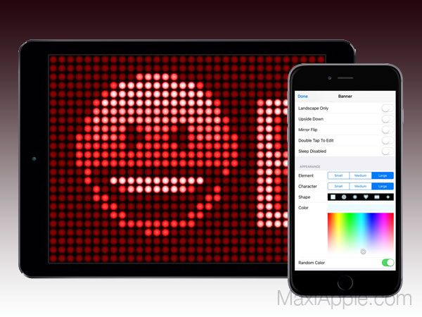 Banner Transforme Ipad Et Iphone En Afficheur Led Gratuit