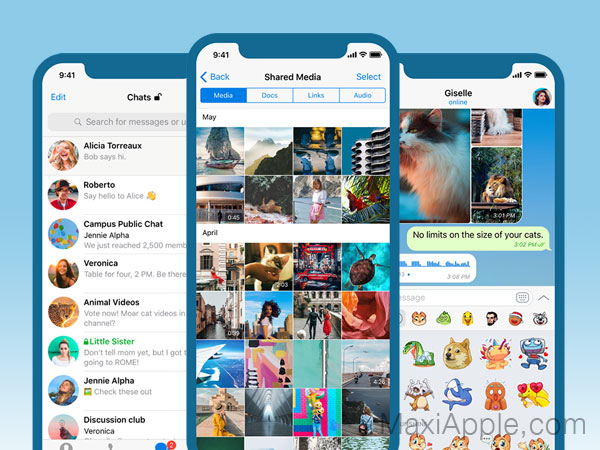 telegram messenger iphone ipad 2 - Telegram iPhone iPad - Messagerie et Appels Vidéo Chiffrés (gratuit)
