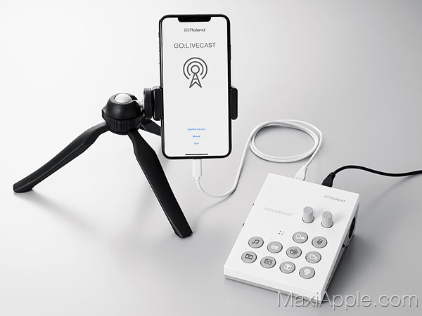roland-studio-golivecast-iphone-ipad-android-smartphone-prix