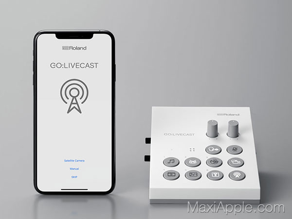 roland-studio-golivecast-iphone-ipad-android-smartphone-prix