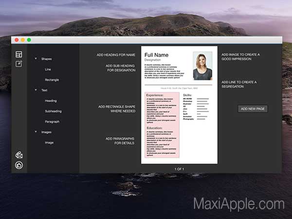 cv resume templates for pages macos mac gratuit 01 - 100 Modèles de Curriculum Vitae 2024 pour Mac et Pages
