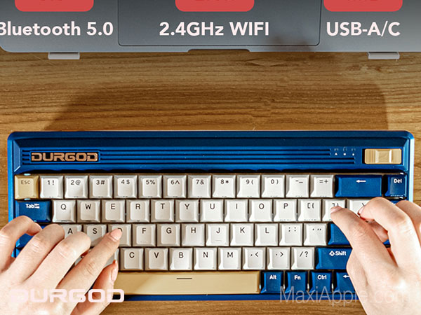 Durgod Fusion, Clavier rétro mécanique pour Mac, PC, iOS et Android