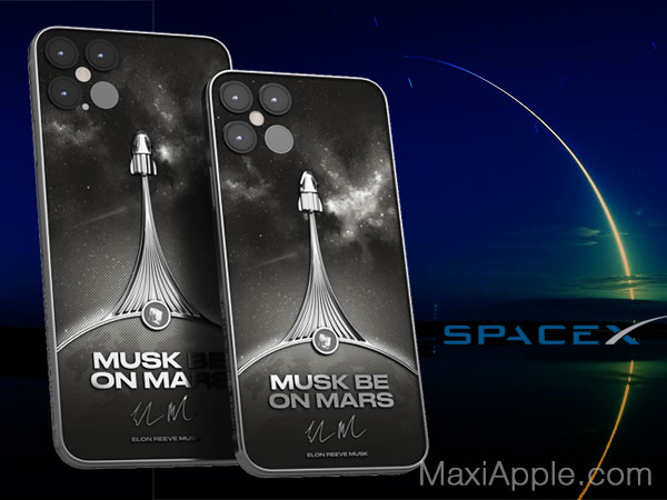 iPhone 12 Pro 'MUSK BE ON MARS' par SpaceX et Elon Musk