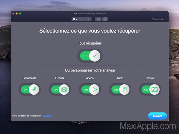 Stellar Data Recovery pour Mac et PC Windows