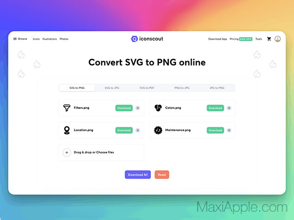 IconScout Converter Mac PC gratuit