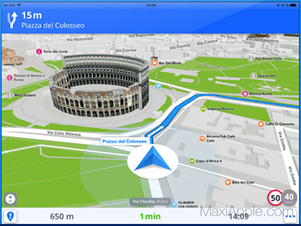 gps cartes ios sans internet
