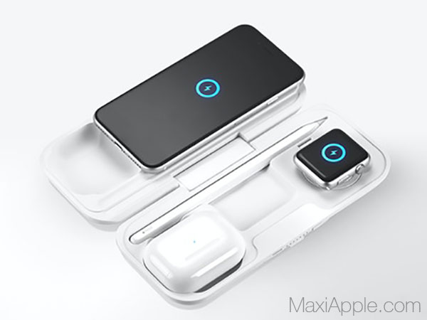 chargeur induction stylet iphone apple watch airpods pro