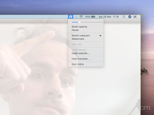Logiciel Vidrio macOS