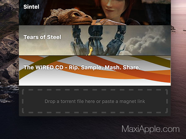 WebTorrent macOS Windows Gratuit